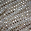 Four Side Flat  Pearl Necklace