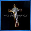 3 inch Gold St. Benedict Crucifix