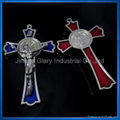 3 inch Silver Tone St.Benedict Crucifix,S.Benedetto Cruxfix 1