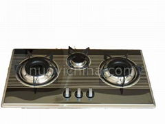 built-in gas stove