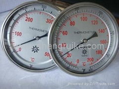 Stainless Steel  Bimetal Thermometer 