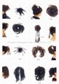 Synthetic hair pieces 4