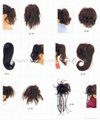 Synthetic hair pieces 5