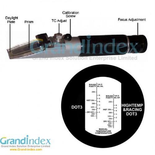 Hand held Brake Fluid refractometer DOT3 2