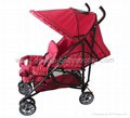 baby trandem b   y stroller 2