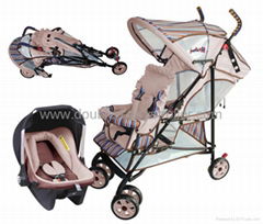 baby tandem b   y stroller