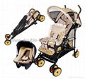 baby tandem b   y stroller