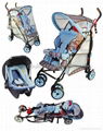 baby tandem b   y stroller