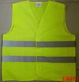 High visibility safety vest