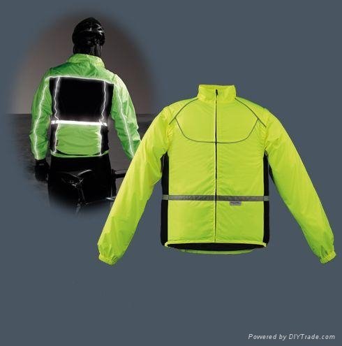 High visibility safety coat