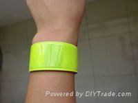 High visibility safety arm band