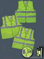 High visibility safety vest