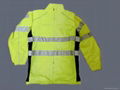 High visibility safety coat