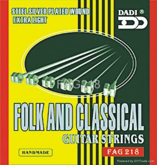 Folk and clssical guitar strings 4
