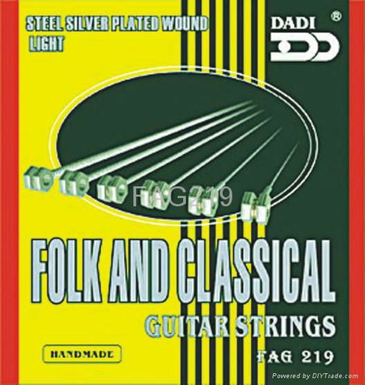 Folk and clssical guitar strings 5