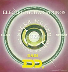 Electric guitar strings