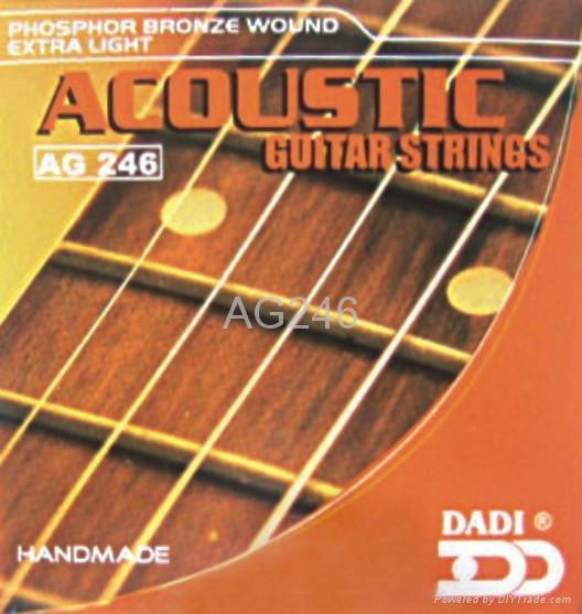 Acoustic guitar strings 3