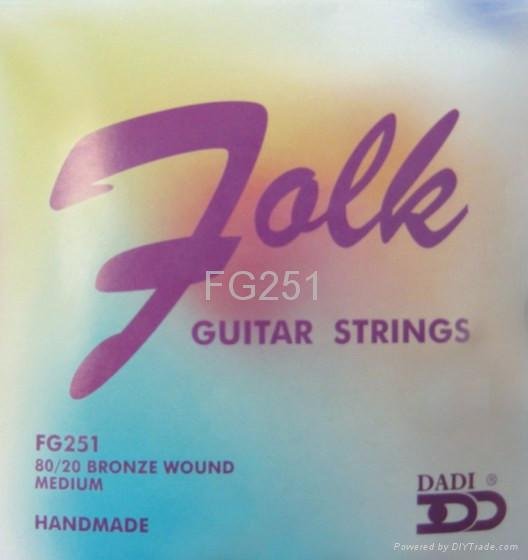 Folk guitar strings 2