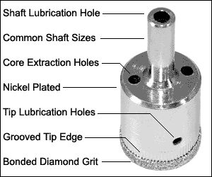 diamond glass drill bit 4