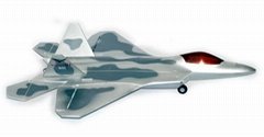 F-22 Raptor fighter with Twin 55mm Jet ( rc aircraft )