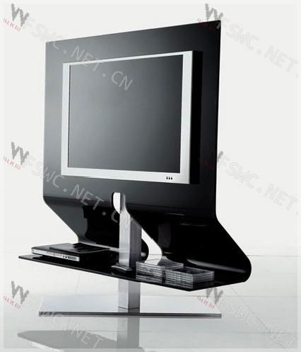 glas-steel Modern TV stand WC-ST103 2