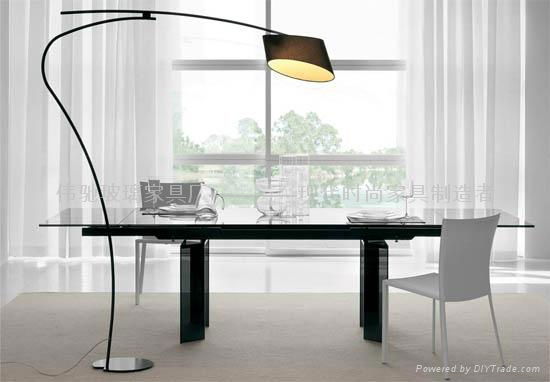 glas-steel dining table WC-BT899