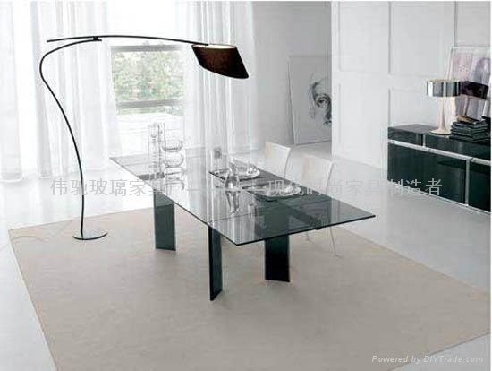 glas-steel dining table WC-BT899 5
