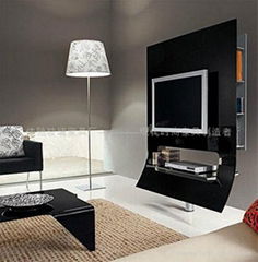 glas-steel 2011 Modern glass TV stand