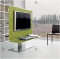 glas-steel modern hot bending glass tv stand WC-ST109 2