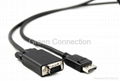 DisplayPort to VGA  Converter Cable  Male to Male  1