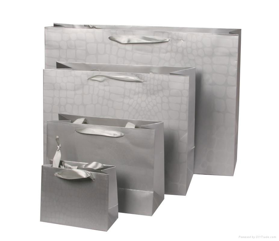 Black UV coating Shopping Paper bag 5