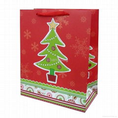 Christmas gift paper bags