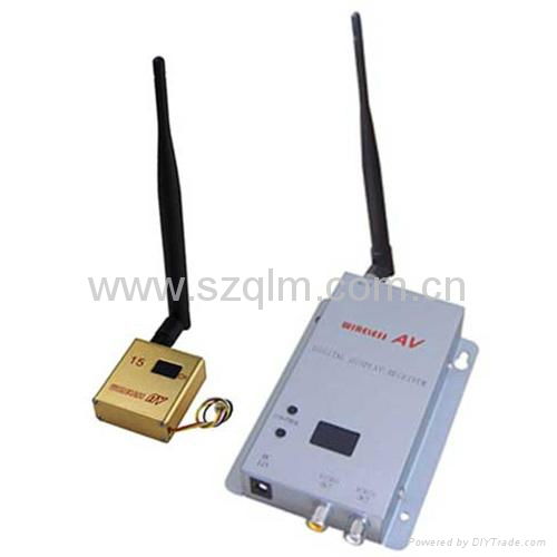 1.2GHz 300mW microwave wireless AV transmitter and receiver QLM1215