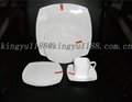 ceramic square dinner set&porcelain