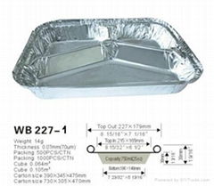 aluminium foil food container