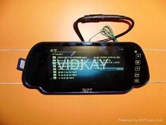 car rearview monitor with mp5 and BT