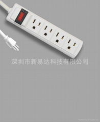 4 outlets UL power strip