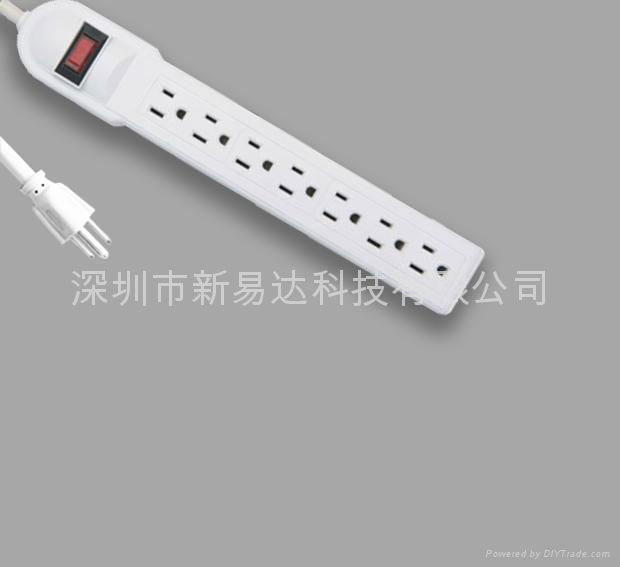 7 outlets UL power strip 