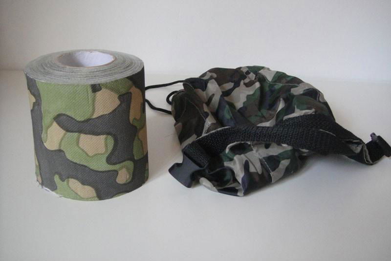 camouflage toilet paper and bag 2