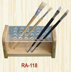 wooden paint brush holder(RA-118)