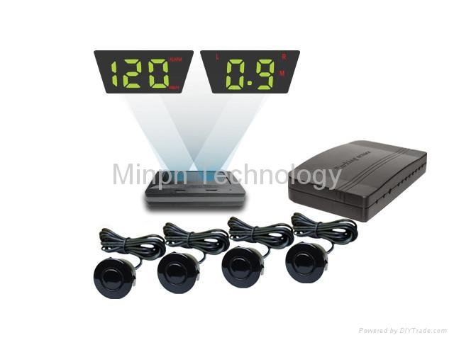 Car Parking Assist System With Head Up Display Parking Sensor