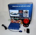 One Way Car Alarm System with Remote