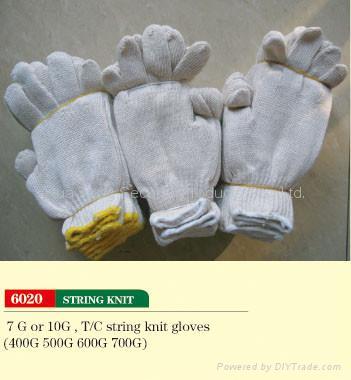 string knit glove