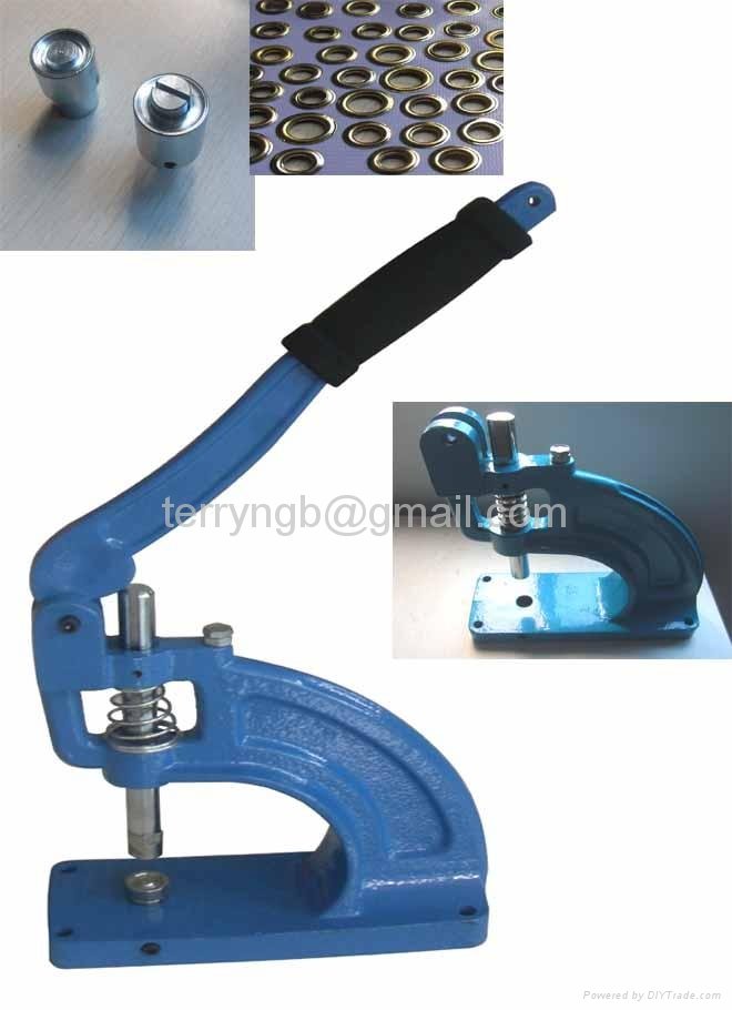 china hot heavy duty mannual grommet tools-punching machine 2