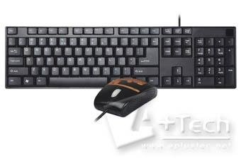 Stylish Ultra-slim Keyboard and Multimedia Optical Mouse Set