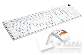 Stylish Ultra-slim Keyboard and Multimedia Optical Mouse Set 2