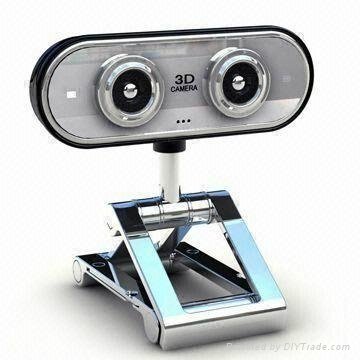  3-D Webcam with Fashionable Metal Plating Frame