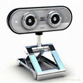  3-D Webcam with Fashionable Metal Plating Frame 1