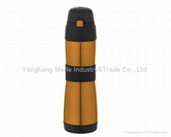 Double-wall stainless steel sports bottle