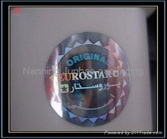 laser hologram sticker